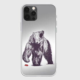 Чехол для iPhone 12 Pro с принтом Медведь наступил на лего в Санкт-Петербурге, силикон | область печати: задняя сторона чехла, без боковых панелей | зверь | косолапый | лего | медведь | мишка | рев