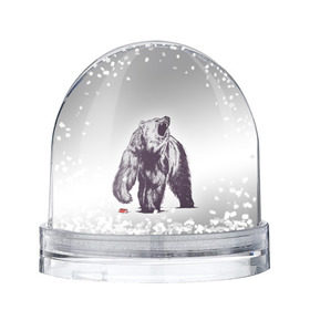Снежный шар с принтом Медведь наступил на лего в Санкт-Петербурге, Пластик | Изображение внутри шара печатается на глянцевой фотобумаге с двух сторон | зверь | косолапый | лего | медведь | мишка | рев