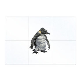 Магнитный плакат 3Х2 с принтом Пингвинопитек в Санкт-Петербурге, Полимерный материал с магнитным слоем | 6 деталей размером 9*9 см | лженаука | пингвин