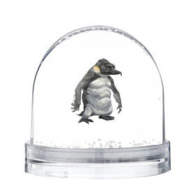 Снежный шар с принтом Пингвинопитек в Санкт-Петербурге, Пластик | Изображение внутри шара печатается на глянцевой фотобумаге с двух сторон | Тематика изображения на принте: лженаука | пингвин