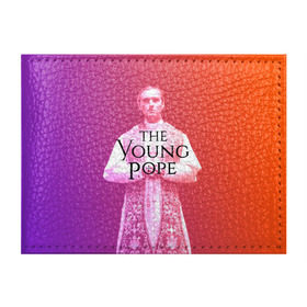 Обложка для студенческого билета с принтом The Young Pope в Санкт-Петербурге, натуральная кожа | Размер: 11*8 см; Печать на всей внешней стороне | young pope | джуд | лоу | молодой папа