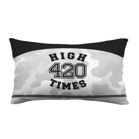 Подушка 3D антистресс с принтом High Times 420 Camo в Санкт-Петербурге, наволочка — 100% полиэстер, наполнитель — вспененный полистирол | состоит из подушки и наволочки на молнии | camouflage | камо | камуфляж