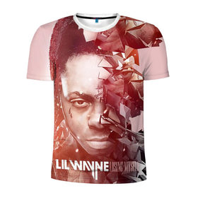 Мужская футболка 3D спортивная с принтом Lil Wayne 7 в Санкт-Петербурге, 100% полиэстер с улучшенными характеристиками | приталенный силуэт, круглая горловина, широкие плечи, сужается к линии бедра | 