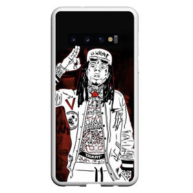 Чехол для Samsung Galaxy S10 с принтом Lil Wayne 3 в Санкт-Петербурге, Силикон | Область печати: задняя сторона чехла, без боковых панелей | Тематика изображения на принте: lil wayne | rap | лил уэйн | рэп | хип хоп