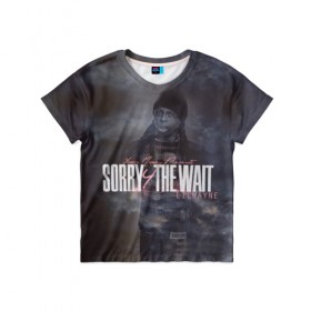 Детская футболка 3D с принтом Lil Wayne 6 в Санкт-Петербурге, 100% гипоаллергенный полиэфир | прямой крой, круглый вырез горловины, длина до линии бедер, чуть спущенное плечо, ткань немного тянется | 