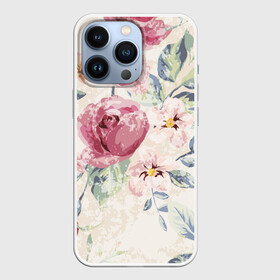 Чехол для iPhone 13 Pro с принтом Vintage Flovers в Санкт-Петербурге,  |  | beautiful | color | cute | flowers | nature | pattern | pink | purple | red | summer | vintage | yellow | жёлтое | красивое | красное | красота | милое | оранжевое | природа | цвет | цветы | яркое