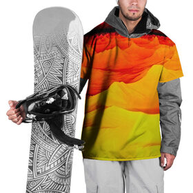 Накидка на куртку 3D с принтом Пустыня в Санкт-Петербурге, 100% полиэстер |  | 3d | narure | summer | yellow | вечер | жара | закат | насыпи | песок | пустыня | солнце