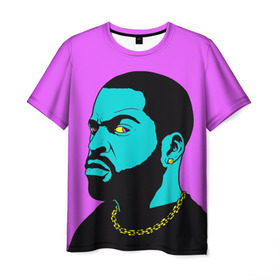 Мужская футболка 3D с принтом Ice Cube 3 в Санкт-Петербурге, 100% полиэфир | прямой крой, круглый вырез горловины, длина до линии бедер | ice cube | oshea jackson | rap | айс кьюб | гангста рэп | о’ши дже́ксон | рэп