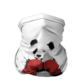 Бандана-труба 3D с принтом Панда боксер в Санкт-Петербурге, 100% полиэстер, ткань с особыми свойствами — Activecool | плотность 150‒180 г/м2; хорошо тянется, но сохраняет форму | бамбук | бамбуковый медведь | бокс | боксерские | брызги | енот | животное | коала | красивый | красная книга | кунгфу | медведь | милый | мишка | очки | панда | перчатки | пот | прикол | прикольный