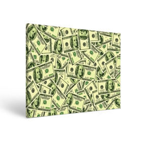 Холст прямоугольный с принтом Benjamin Franklin в Санкт-Петербурге, 100% ПВХ |  | 3d | benjamin franklin | америка | богатство | валюта | денежные купюры | деньги | доллар | зеленые | сша | текстуры