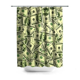Штора 3D для ванной с принтом Benjamin Franklin в Санкт-Петербурге, 100% полиэстер | плотность материала — 100 г/м2. Стандартный размер — 146 см х 180 см. По верхнему краю — пластиковые люверсы для креплений. В комплекте 10 пластиковых колец | 3d | benjamin franklin | америка | богатство | валюта | денежные купюры | деньги | доллар | зеленые | сша | текстуры