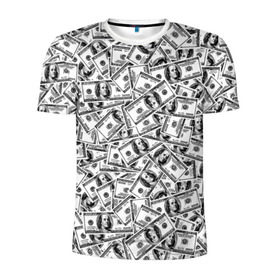 Мужская футболка 3D спортивная с принтом Benjamin Franklin $ в Санкт-Петербурге, 100% полиэстер с улучшенными характеристиками | приталенный силуэт, круглая горловина, широкие плечи, сужается к линии бедра | 3d | benjamin franklin | америка | богатство | валюта | денежные купюры | деньги | доллар | зеленые | сша | текстуры