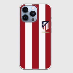 Чехол для iPhone 13 Pro с принтом Атлетико Мадрид в Санкт-Петербурге,  |  | atletico madrid | club | emblem | form | logo | soccer | spanish | атлетико мадрид | испанский | клуб | логотип | форма | футбольный | эмблема