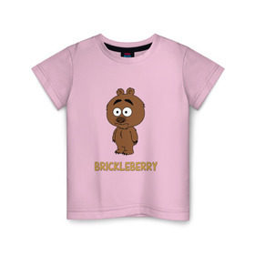 Детская футболка хлопок с принтом Malloy (Brickleberry) в Санкт-Петербурге, 100% хлопок | круглый вырез горловины, полуприлегающий силуэт, длина до линии бедер | brickleberry | malloy