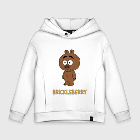 Детское худи Oversize хлопок с принтом Malloy (Brickleberry) в Санкт-Петербурге, френч-терри — 70% хлопок, 30% полиэстер. Мягкий теплый начес внутри —100% хлопок | боковые карманы, эластичные манжеты и нижняя кромка, капюшон на магнитной кнопке | brickleberry | malloy