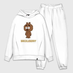 Мужской костюм хлопок OVERSIZE с принтом Malloy (Brickleberry) в Санкт-Петербурге,  |  | Тематика изображения на принте: brickleberry | malloy