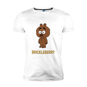 Мужская футболка премиум с принтом Malloy (Brickleberry) в Санкт-Петербурге, 92% хлопок, 8% лайкра | приталенный силуэт, круглый вырез ворота, длина до линии бедра, короткий рукав | brickleberry | malloy