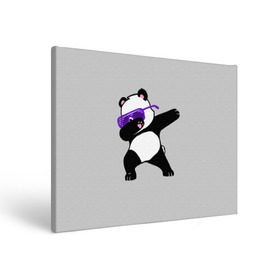 Холст прямоугольный с принтом Panda в Санкт-Петербурге, 100% ПВХ |  | panda dab | животные | панда