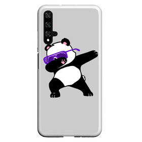 Чехол для Honor 20 с принтом Panda в Санкт-Петербурге, Силикон | Область печати: задняя сторона чехла, без боковых панелей | panda dab | животные | панда