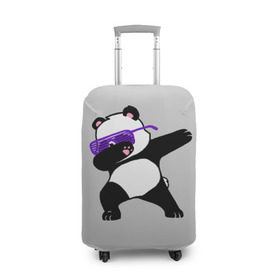 Чехол для чемодана 3D с принтом Panda в Санкт-Петербурге, 86% полиэфир, 14% спандекс | двустороннее нанесение принта, прорези для ручек и колес | panda dab | животные | панда