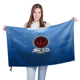 Флаг 3D с принтом ОСНАЗ ВМФ в Санкт-Петербурге, 100% полиэстер | плотность ткани — 95 г/м2, размер — 67 х 109 см. Принт наносится с одной стороны | вмф | осназ | осназ вмф | разведка | флот
