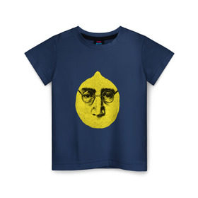 Детская футболка хлопок с принтом John Lemon карандашем в Санкт-Петербурге, 100% хлопок | круглый вырез горловины, полуприлегающий силуэт, длина до линии бедер | john lennon | the beatles | битлз | джон леннон | лимон