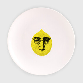 Тарелка с принтом John Lemon карандашем в Санкт-Петербурге, фарфор | диаметр - 210 мм
диаметр для нанесения принта - 120 мм | john lennon | the beatles | битлз | джон леннон | лимон