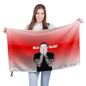 Флаг 3D с принтом BILLY TALENT в Санкт-Петербурге, 100% полиэстер | плотность ткани — 95 г/м2, размер — 67 х 109 см. Принт наносится с одной стороны | aaron solowoniuk | afraid of heights | benjamin kowalewicz | billy talent | dead silence | ian michael d’sa | jonathan eric gallant | pezz | аарон соловонюк | альтернативный рок | бенджамин ковалевич | джонатан гэллант | иэн ди’сэй | канада | панк рок