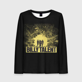 Женский лонгслив 3D с принтом BILLY TALENT 8 в Санкт-Петербурге, 100% полиэстер | длинные рукава, круглый вырез горловины, полуприлегающий силуэт | 