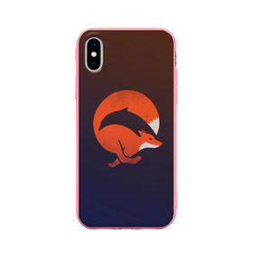 Чехол для Apple iPhone X силиконовый матовый с принтом Лисица и дельфин в Санкт-Петербурге, Силикон | Печать на задней стороне чехла, без боковой панели | fox | два в одном | животное | зверь | красивая | лис | лиса | лисенок | лисица | лисичка | мех | патрикеевна | плутовка | прикольная | природа | рисунок | рыба | рыжая | рыжий цвет | сказка | хвост | хитрая