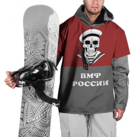 Накидка на куртку 3D с принтом ВМФ России в Санкт-Петербурге, 100% полиэстер |  | 
