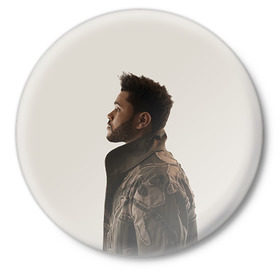 Значок с принтом The Weeknd в Санкт-Петербурге,  металл | круглая форма, металлическая застежка в виде булавки | Тематика изображения на принте: the weeknd | викенд | тесфайе | уикенд