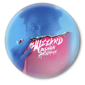 Значок с принтом The Weeknd в Санкт-Петербурге,  металл | круглая форма, металлическая застежка в виде булавки | the weeknd | викенд | тесфайе | уикенд