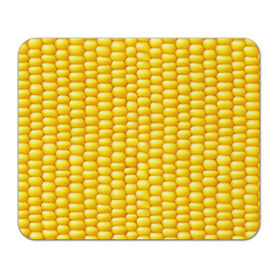 Коврик прямоугольный с принтом Сладкая вареная кукуруза в Санкт-Петербурге, натуральный каучук | размер 230 х 185 мм; запечатка лицевой стороны | еда | кукуруза