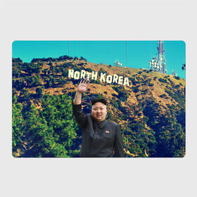 Магнитный плакат 3Х2 с принтом NORTH KOREA в Санкт-Петербурге, Полимерный материал с магнитным слоем | 6 деталей размером 9*9 см | hollywood | kim jong un | north korea | ким чен ын | северная корея
