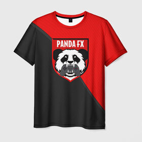 Мужская футболка 3D с принтом PandafxTM в Санкт-Петербурге, 100% полиэфир | прямой крой, круглый вырез горловины, длина до линии бедер | Тематика изображения на принте: 7f united | fifa | pandafx | панда