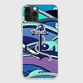 Чехол для iPhone 12 Pro Max с принтом Моряк в Санкт-Петербурге, Силикон |  | blue | брызги | вмф | вода | военный | волны | капли | море | океан