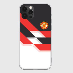 Чехол для iPhone 12 Pro Max с принтом Manchester United - Stripe в Санкт-Петербурге, Силикон |  | Тематика изображения на принте: manchester united | stripe | манчестер юнайтед | футбол