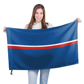 Флаг 3D с принтом RUSSIA YAAY в Санкт-Петербурге, 100% полиэстер | плотность ткани — 95 г/м2, размер — 67 х 109 см. Принт наносится с одной стороны | yaay | екатеринбург | москва | россия