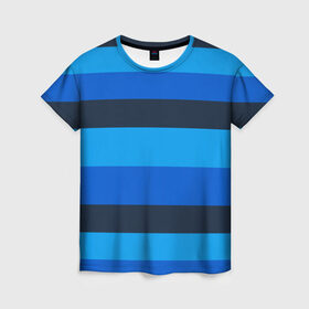 Женская футболка 3D с принтом Фк Зенит в Санкт-Петербурге, 100% полиэфир ( синтетическое хлопкоподобное полотно) | прямой крой, круглый вырез горловины, длина до линии бедер | blue | champions | league | петербург | санкт | синий | форма