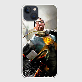 Чехол для iPhone 13 с принтом Half Life в Санкт-Петербурге,  |  | freeman | gordon | half | halflife | hl | life | гордон | лайф | фримен | халва | халф | халфлайф | халява