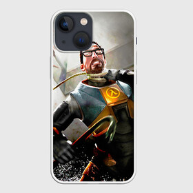 Чехол для iPhone 13 mini с принтом Half Life в Санкт-Петербурге,  |  | freeman | gordon | half | halflife | hl | life | гордон | лайф | фримен | халва | халф | халфлайф | халява