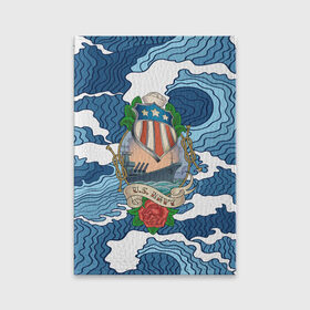 Обложка для паспорта матовая кожа с принтом U.S.Navy в Санкт-Петербурге, натуральная матовая кожа | размер 19,3 х 13,7 см; прозрачные пластиковые крепления | 3d | blue | брызги | вмф | вода | военный | волны | исторический | капли | корабль | лето | море | моряк | океан | природа | фрегат | шторм
