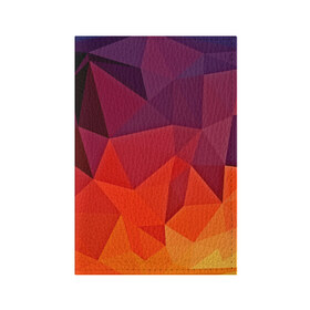 Обложка для паспорта матовая кожа с принтом Geometric в Санкт-Петербурге, натуральная матовая кожа | размер 19,3 х 13,7 см; прозрачные пластиковые крепления | abstract | abstraction | color | geometry | mirror | polygon | абстракция | геометрия | грани | линии | полигоны | сочетания | треугольники