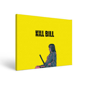 Холст прямоугольный с принтом Убить Билла в Санкт-Петербурге, 100% ПВХ |  | kill bill | катана | квентин | меч | невеста | тарантино | ума турман
