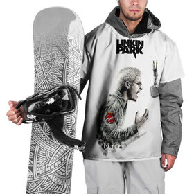 Накидка на куртку 3D с принтом Linkin Park в Санкт-Петербурге, 100% полиэстер |  | chester | rip | альтернатива | линкин парк | рок | солист | умер честер беннингтон