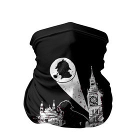 Бандана-труба 3D с принтом Шерлок Холмс в Санкт-Петербурге, 100% полиэстер, ткань с особыми свойствами — Activecool | плотность 150‒180 г/м2; хорошо тянется, но сохраняет форму | holmes | sherlock | sherlock holmes | англия | великобритания | сыщик | холмс | шерлок