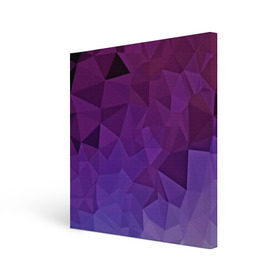 Холст квадратный с принтом Фиолетовые грани в Санкт-Петербурге, 100% ПВХ |  | Тематика изображения на принте: abstract | abstraction | color | geometry | mirror | polygon | абстракция | геометрия | грани | линии | полигоны | сочетания | стекло | треугольники