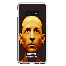 Чехол для Samsung S10E с принтом Chester Bennington в Санкт-Петербурге, Силикон | Область печати: задняя сторона чехла, без боковых панелей | 3d | chester bennington | grey daze | linkin park | stone temple pilots | альтернатива | беннингтон | музыка | честер