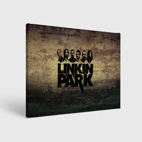 Холст прямоугольный с принтом Linkin Park Band в Санкт-Петербурге, 100% ПВХ |  | chester bennington | linkin park | беннингтон | линкин паркб честер | майк | шинода